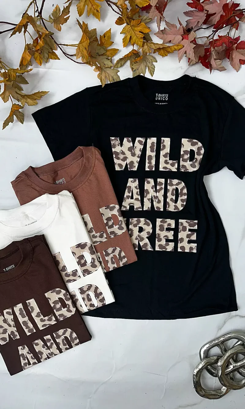 t shirt wild and free