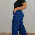 calÇa jeans cargo