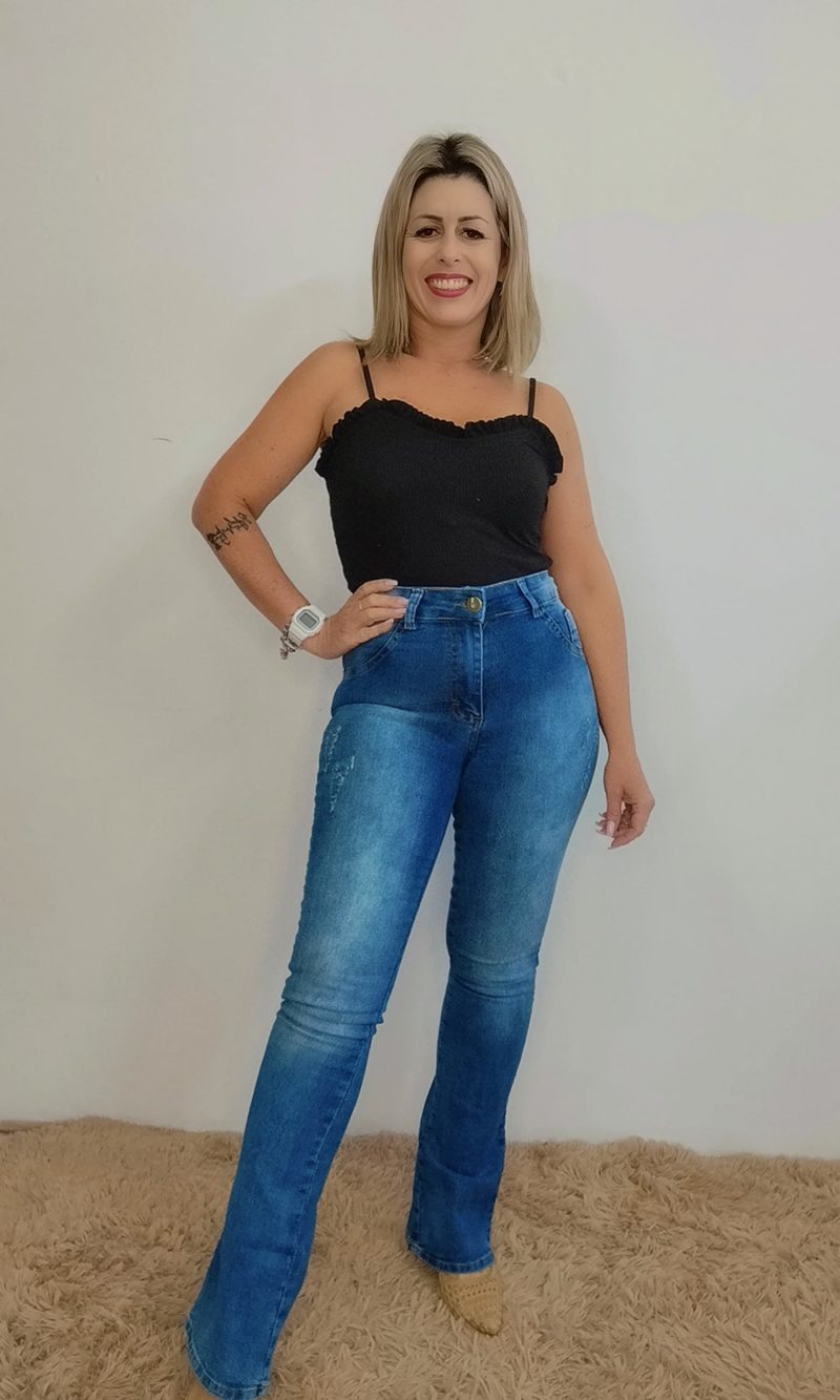 calÇa jeans flare