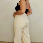 calÇa jeans wild bege plus size
